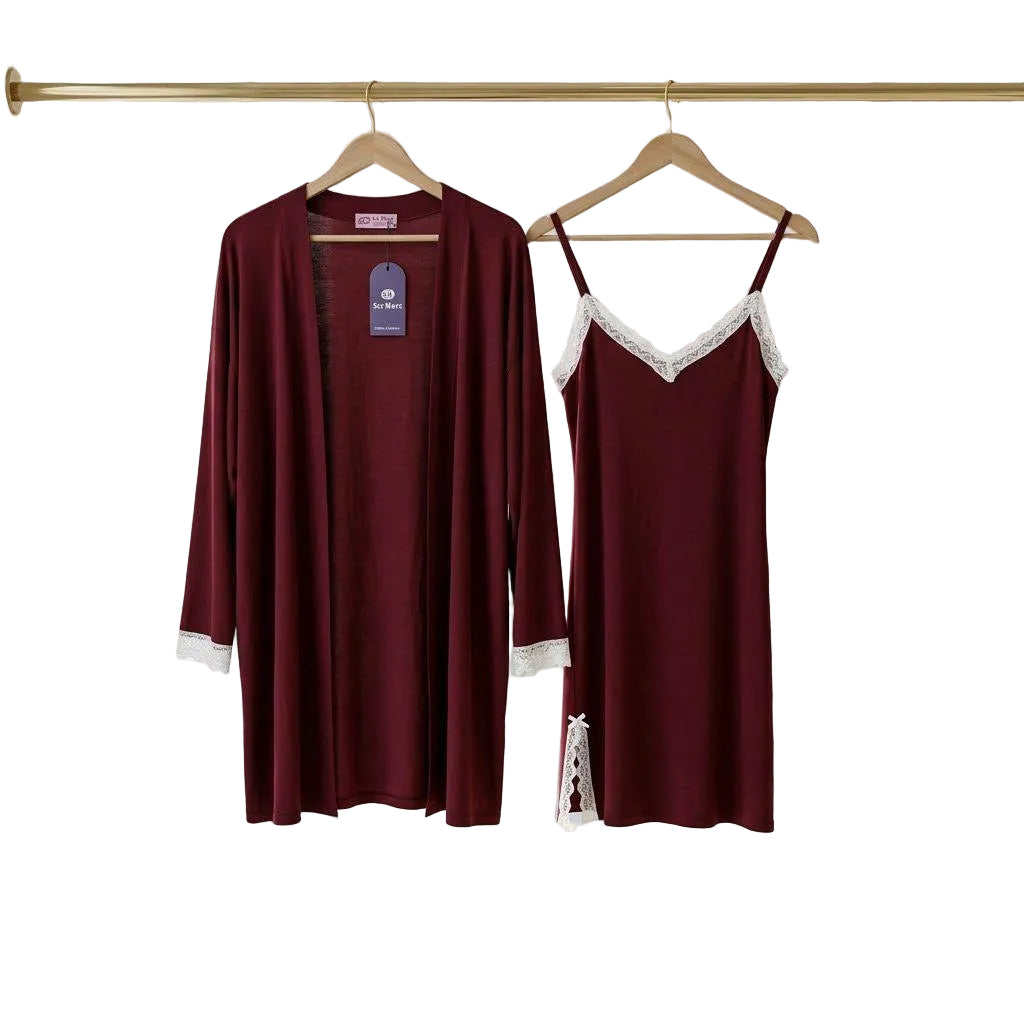 Women's viscose cash and robe